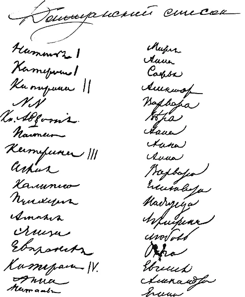 Список близких поэту женщин написанный поэтом 1829 году в альбоме подруги ЕН - фото 5