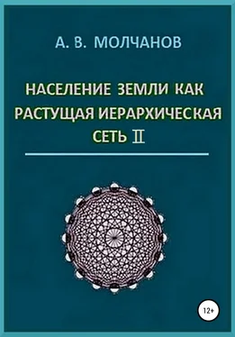 Анатолий Молчанов Население Земли как растущая иерархическая сеть II обложка книги