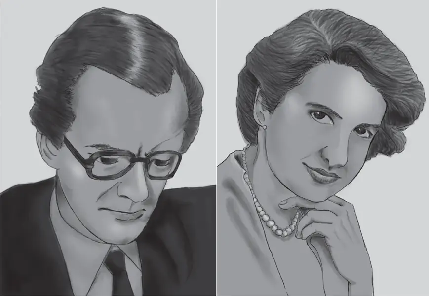 Maurice Hugh Frederick Wilkins left and Rosalind Elsie Franklin right James - фото 5