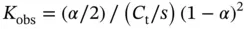 where C tis the total strand concentration s has a value of 1 for - фото 40
