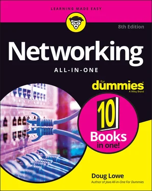 Doug Lowe Networking All-in-One For Dummies обложка книги