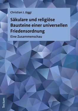Christian J. Jäggi Säkulare und religiöse Bausteine einer universellen Friedensordnung обложка книги