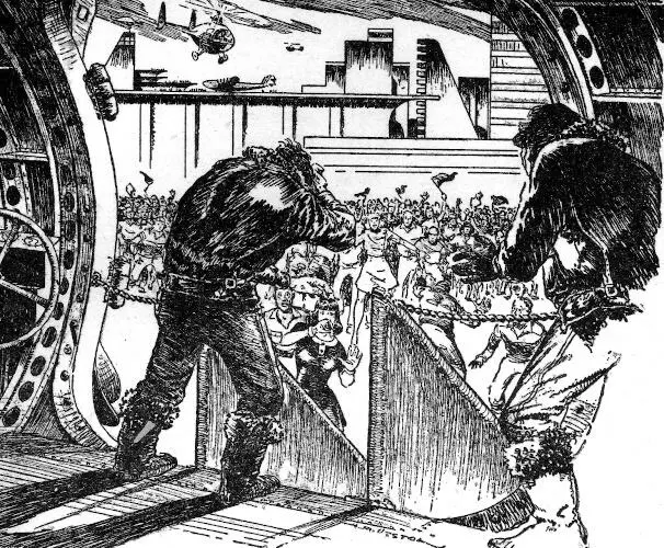 The crew of the Moon Rocket stood in the airlock The crew of the Rocket were - фото 3