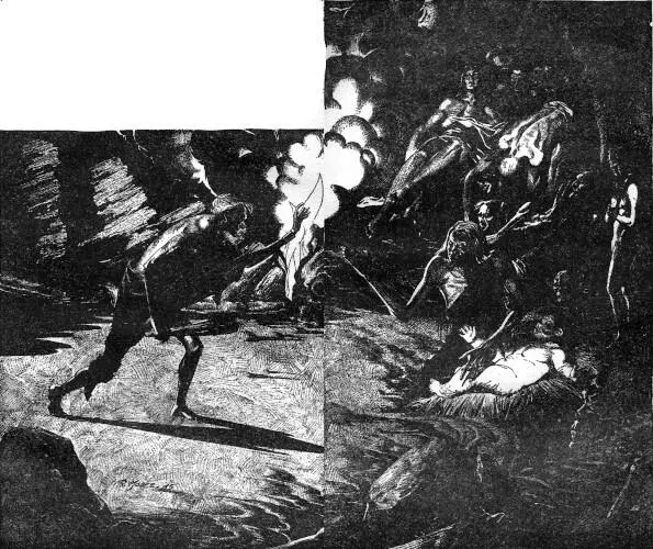 With a soft padding of naked feet Sims father ran across the cave The webbed - фото 8
