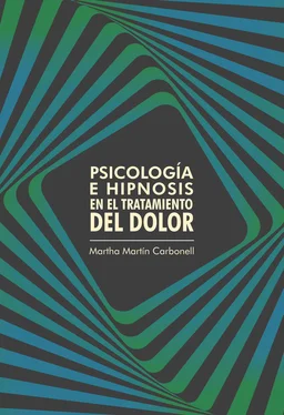 Martha Martín Carbonell Psicología e hipnosis en el tratamiento del dolor