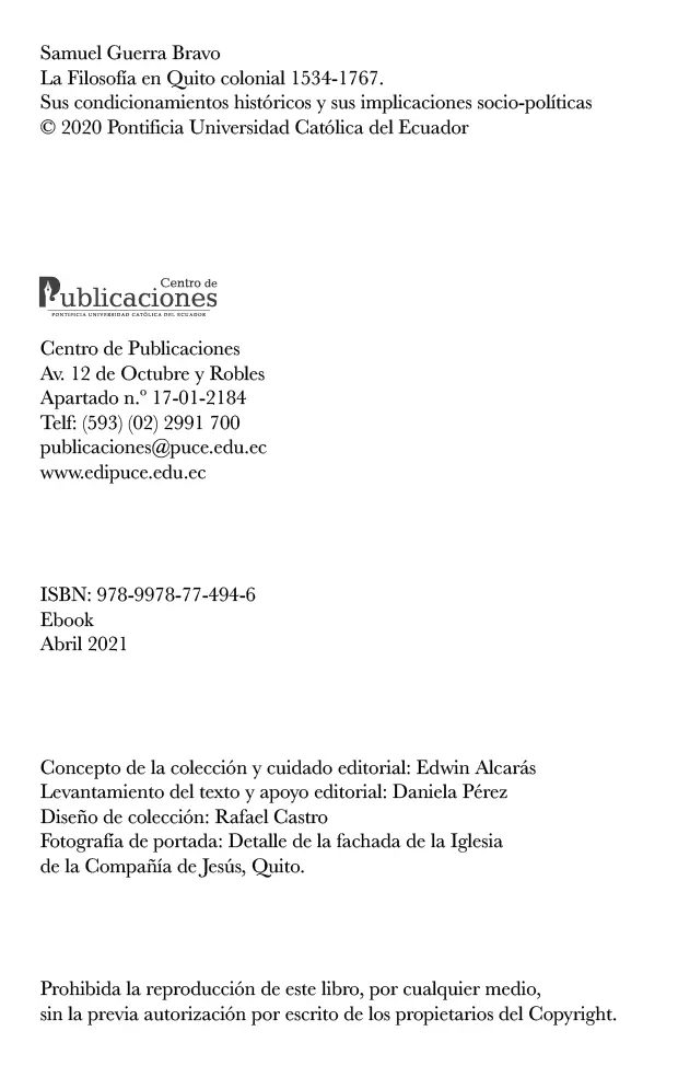 NOTA DE LOS EDITORES A LA PRESENTE EDICIÓN Escrita como tesis doctoral en - фото 3