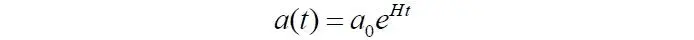 Это уравнение и собственно масштабный фактор и его производная по времени - фото 3