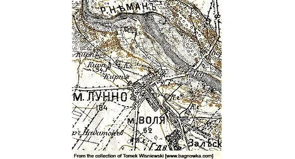 Луна і Воля на расейскай карце 1910 г Воля libera villa libertas Пачынаючы - фото 14