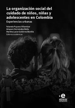 Martha Lucía Gutiérrez Bonilla La organización social del cuidado de niños, niñas y adolescentes en Colombia обложка книги