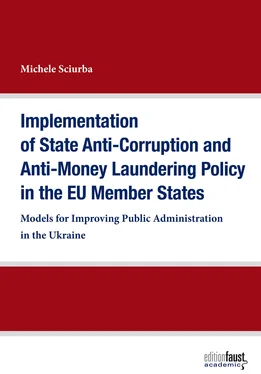 Michele Sciurba Implementation of State Anti-Corruption and Anti-Money Laundering Policy in the EU Member States обложка книги