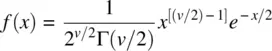 for x 0 where v are degrees of freedom and Γ is the gamma function 4 The - фото 34
