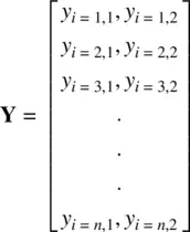 where now a second response variable is represented in Yby a second column - фото 213