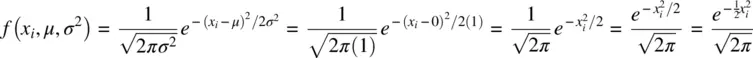 Notice that in 21 where μ is now 0 and σ 2is now 1 Note as well that the - фото 11