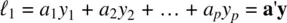 and we can obtain the sample covariance between such linear combinations as - фото 205