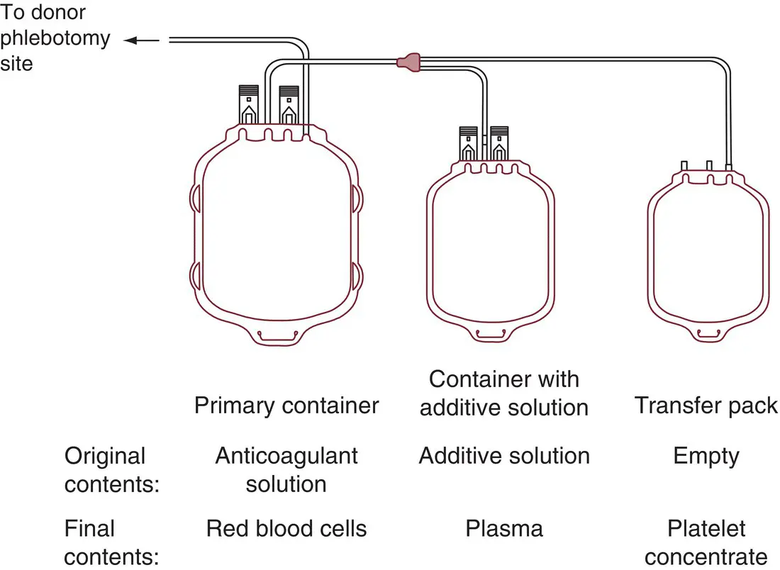 Figure 51 Diagram showing unit of whole blood and integral plastic bag system - фото 4