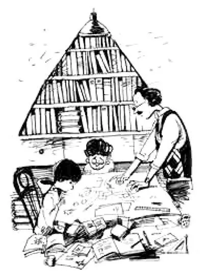 И я увидел Он и правда чертил карту И там было всё и наш парк и школа И - фото 22