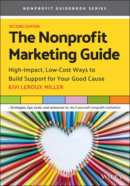 Kivi Leroux Miller The Nonprofit Marketing Guide обложка книги