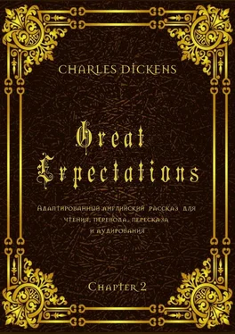 Charles Dickens Great Expectations. Chapter 2. Адаптированный английский рассказ для чтения, перевода, пересказа и аудирования обложка книги