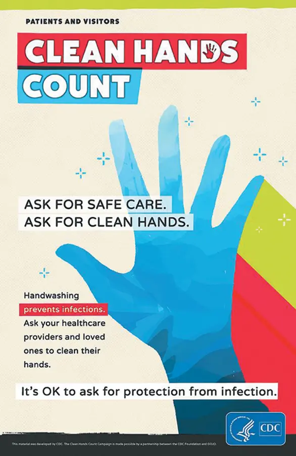 FIGURE 49 This Clean Hands Flyer Count Flyer from the CDC increases patients - фото 30