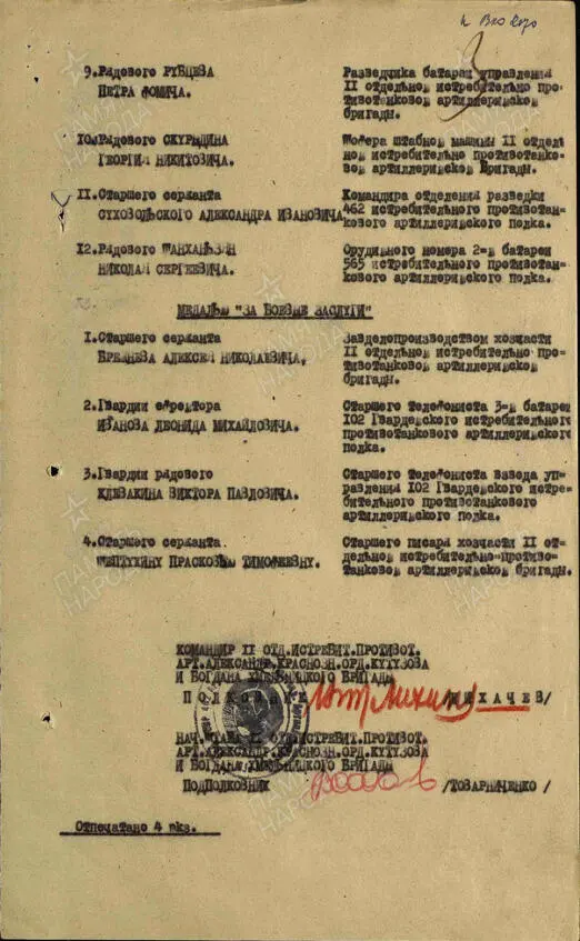 Достоин звания Героя Советского Союза Шидаев Иса Укоевич ЦАМО ф 80ГВОРР - фото 31