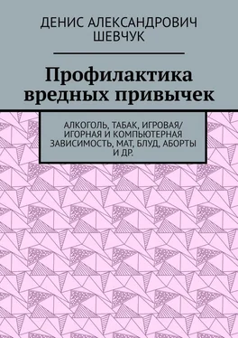 Денис Шевчук Профилактика вредных привычек. Алкоголь, табак, игровая/игорная и компьютерная зависимость, мат, блуд, аборты и др. обложка книги