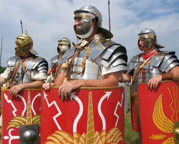 Legioniści rzymscy Rekonstrukcja historyczna W czasach Imperium manipularz - фото 48
