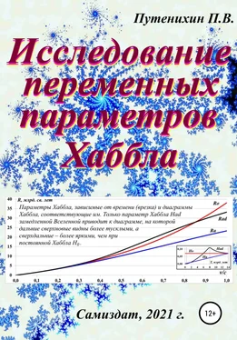 Петр Путенихин Исследование переменных параметров Хаббла обложка книги