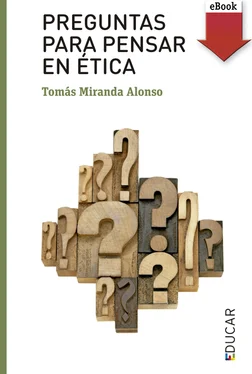 Tomás Miranda Alonso Preguntas para pensar en ética обложка книги
