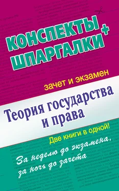 Андрей Петренко Теория государства и права. Конспекты + Шпаргалки. Две книги в одной! обложка книги