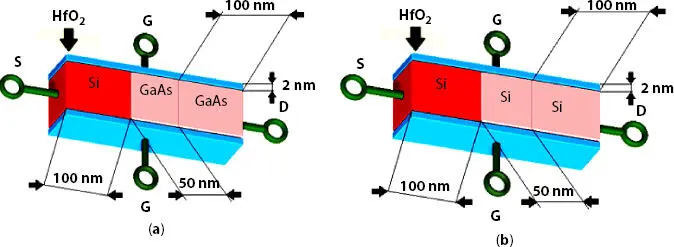 Figure 21 Schematic of double gate a hetero structure b homostructure - фото 37