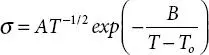 Here σ is the ionic conductivity A is the preexponential factor B is a - фото 66