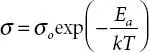 Here σ o is preexponential factor k is Boltzmann constant - фото 65