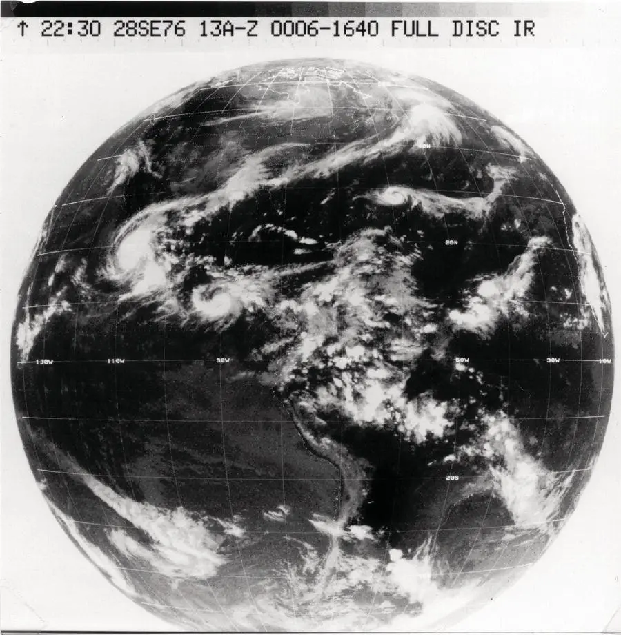 Figure 14 Infrared image of the western hemisphere acquired from a - фото 5