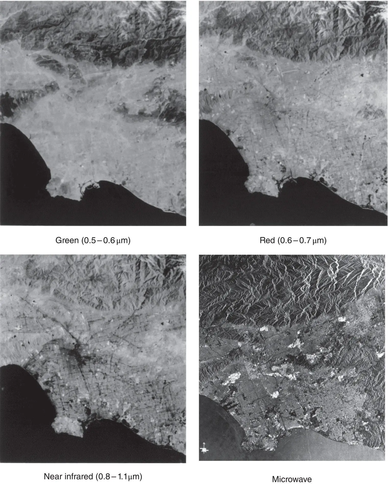 Figure 15 Multispectral satellite images of the Los Angeles basin acquired in - фото 6