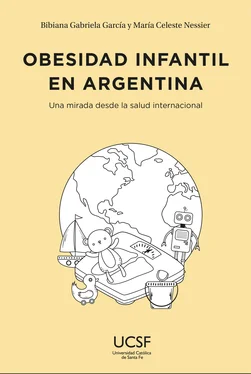 María Celeste Nessier Obesidad infantil en Argentina обложка книги