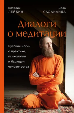 Дада Садананда Диалоги о медитации. Русский йогин о практике, психологии и будущем человечества обложка книги