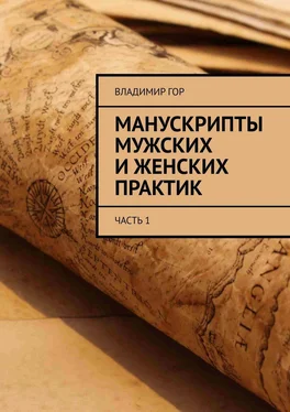 Владимир Гор Манускрипты мужских и женских практик. Часть 1 обложка книги