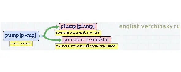 Вложенные английские слова Как запомнить более 3000 английских слов методом матрёшки - фото 377