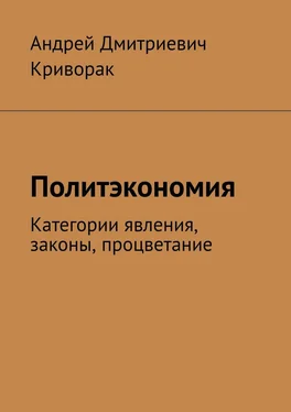 Андрей Криворак Политэкономия. Категории явления, законы, процветание обложка книги