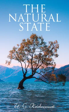 U. Krishnamurti The Natural State обложка книги