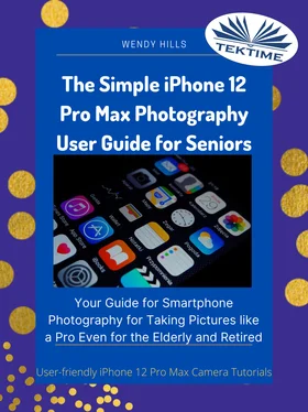 Wendy Hills The Simple IPhone 12 Pro Max Photography User Guide For Seniors обложка книги