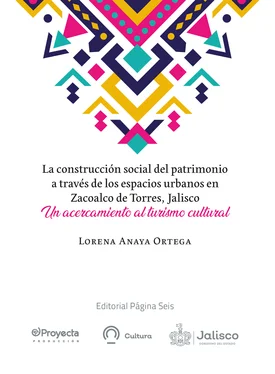 Lorena Anaya Ortega La construcción social del patrimonio a través de los espacios urbanos en Zacoalco de Torres, Jalisco обложка книги