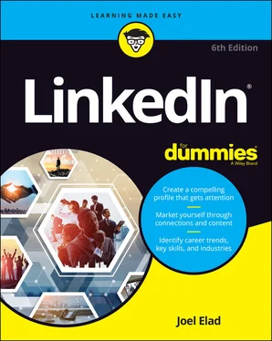 Joel Elad LinkedIn For Dummies обложка книги