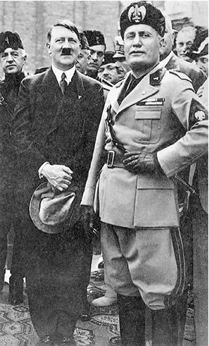 Adolf Hitler und Benito Mussolini Als sie endlich an der Reihe waren ihre - фото 11