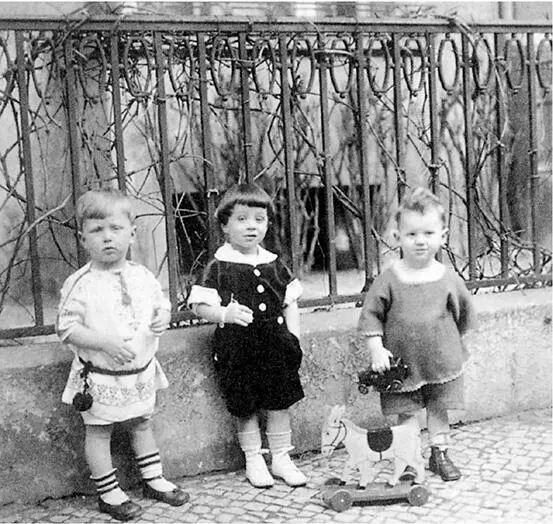 Bernt Poldi und Putti 1923 von links nach rechts Als ABCSchützen aber - фото 2