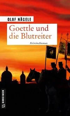 Olaf Nägele Goettle und die Blutreiter обложка книги