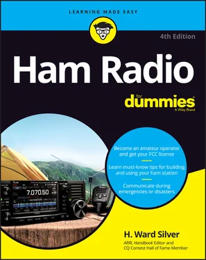 H. Ward Silver Ham Radio For Dummies обложка книги