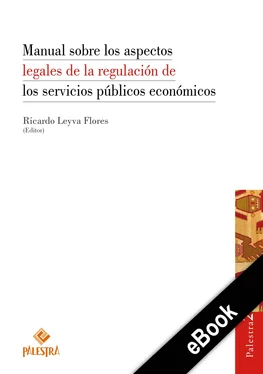 Ricardo Leyva-Flores Manual sobre los aspectos legales de la regulación de los servicios públicos económicos обложка книги