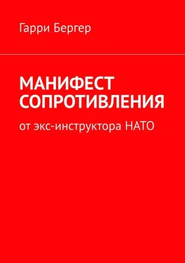 Гарри Бергер МАНИФЕСТ СОПРОТИВЛЕНИЯ. От экс-инструктора НАТО обложка книги