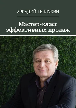 Аркадий Теплухин Мастер-класс эффективных продаж обложка книги